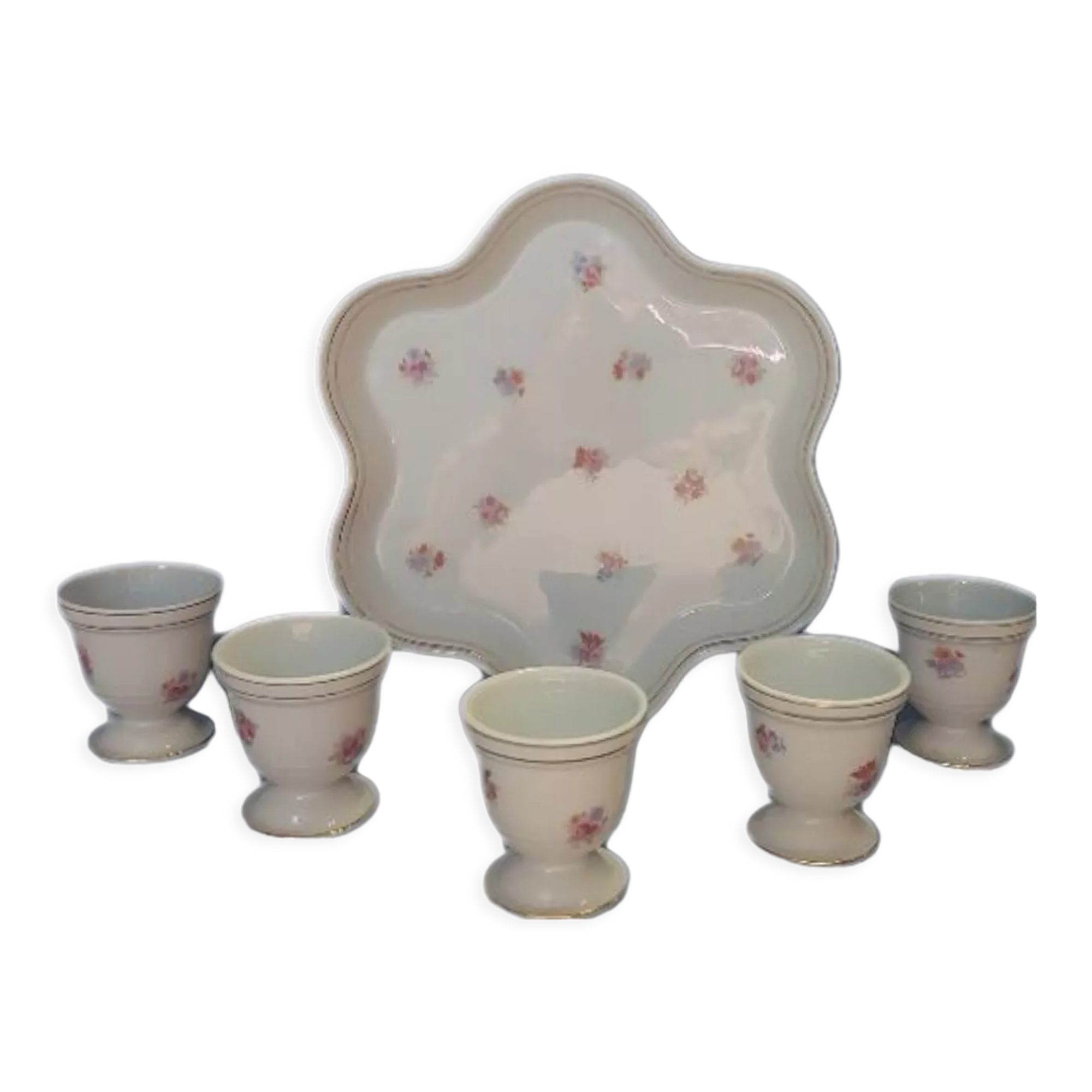 Serving tray at 5 shellfish