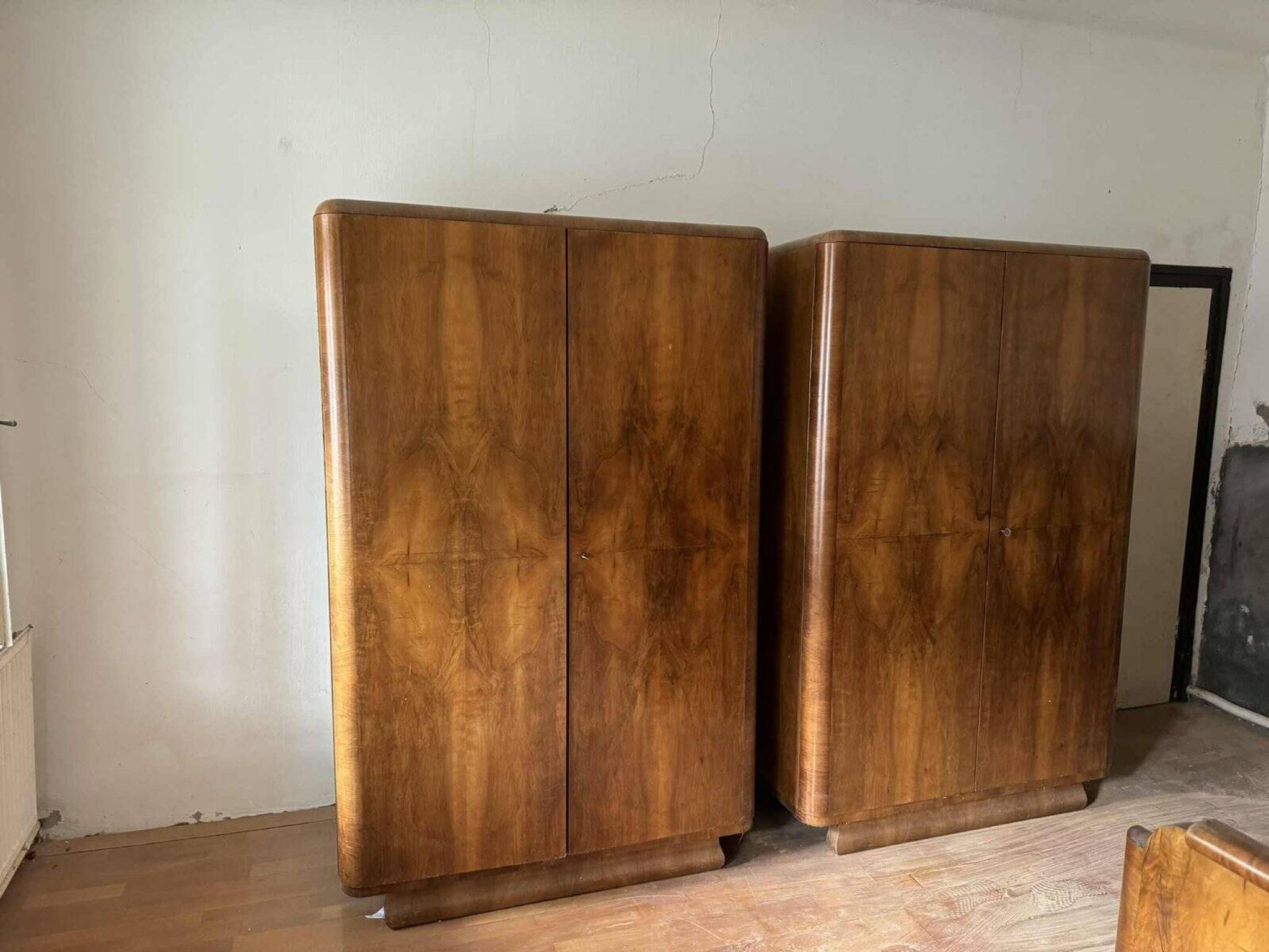 Art Deco cabinets, Austria, 1930s, set of 2