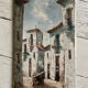 Peinture sur toile village d’Espagne