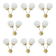 Space age sputnik brass wall lamps - 1970s, more pieces available