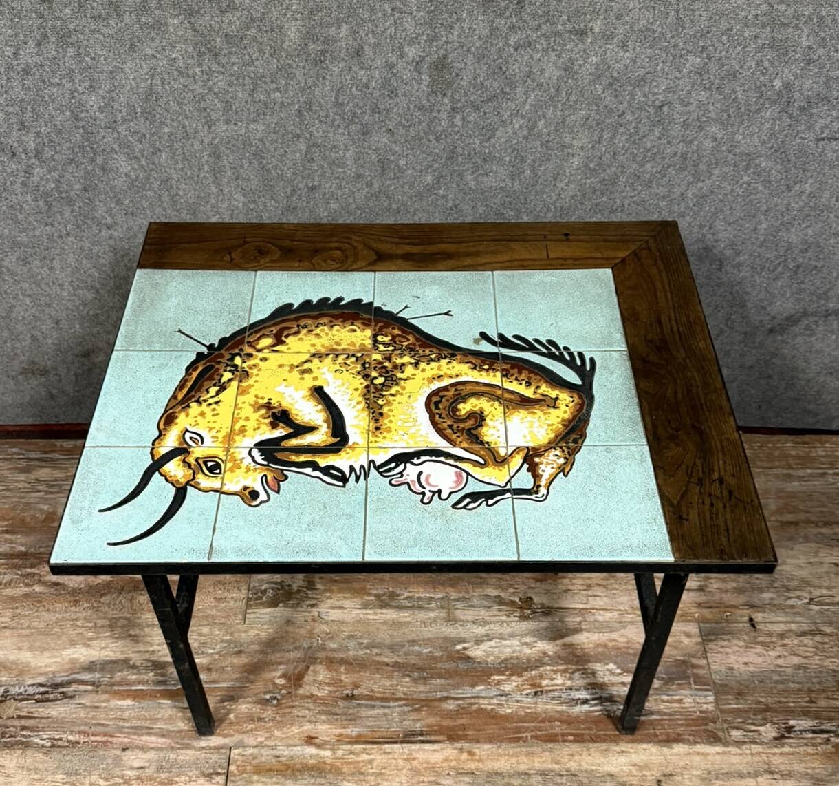 Vintage ceramic coffee table