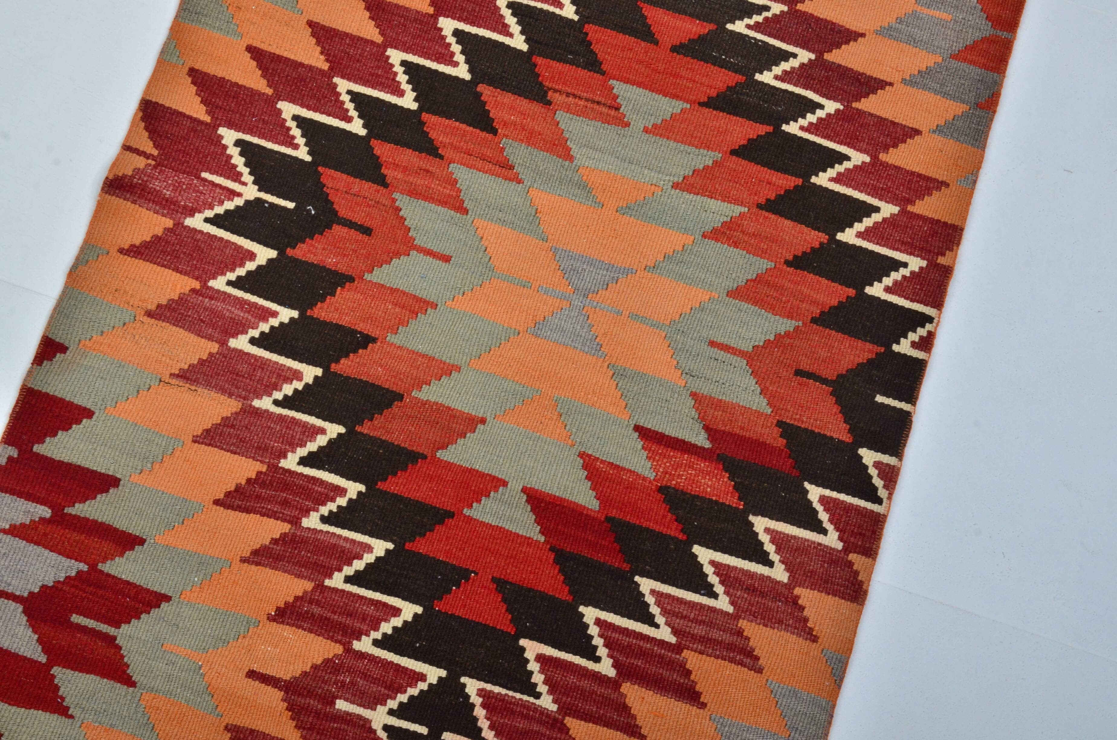 Geometric Anatolian Decorative Kilim Rug sku 3405