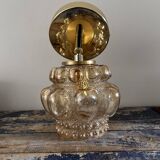 Bubbled glass wall light