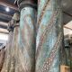 Carved wooden column
