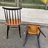 2 Scandinavian Fannett chairs by Ilmari Tapiovaara 1960