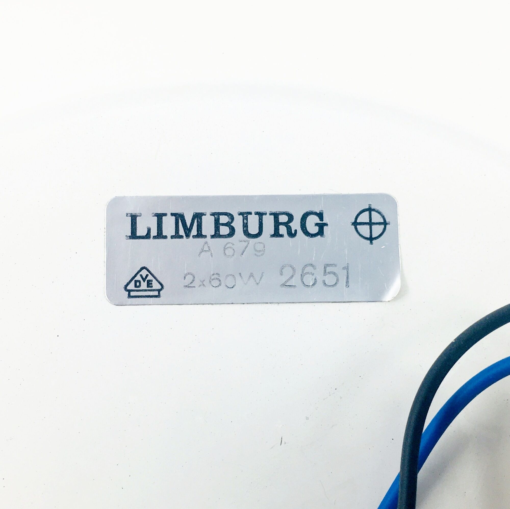 Pair ceiling Lamps From Limburg, Germany 1960s