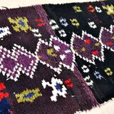 Vintage Moroccan Berber Boucherouite rug 205 x 87 cm (Perfect condition)