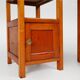Pair of Art Deco Nightstands in wood, France 1940s