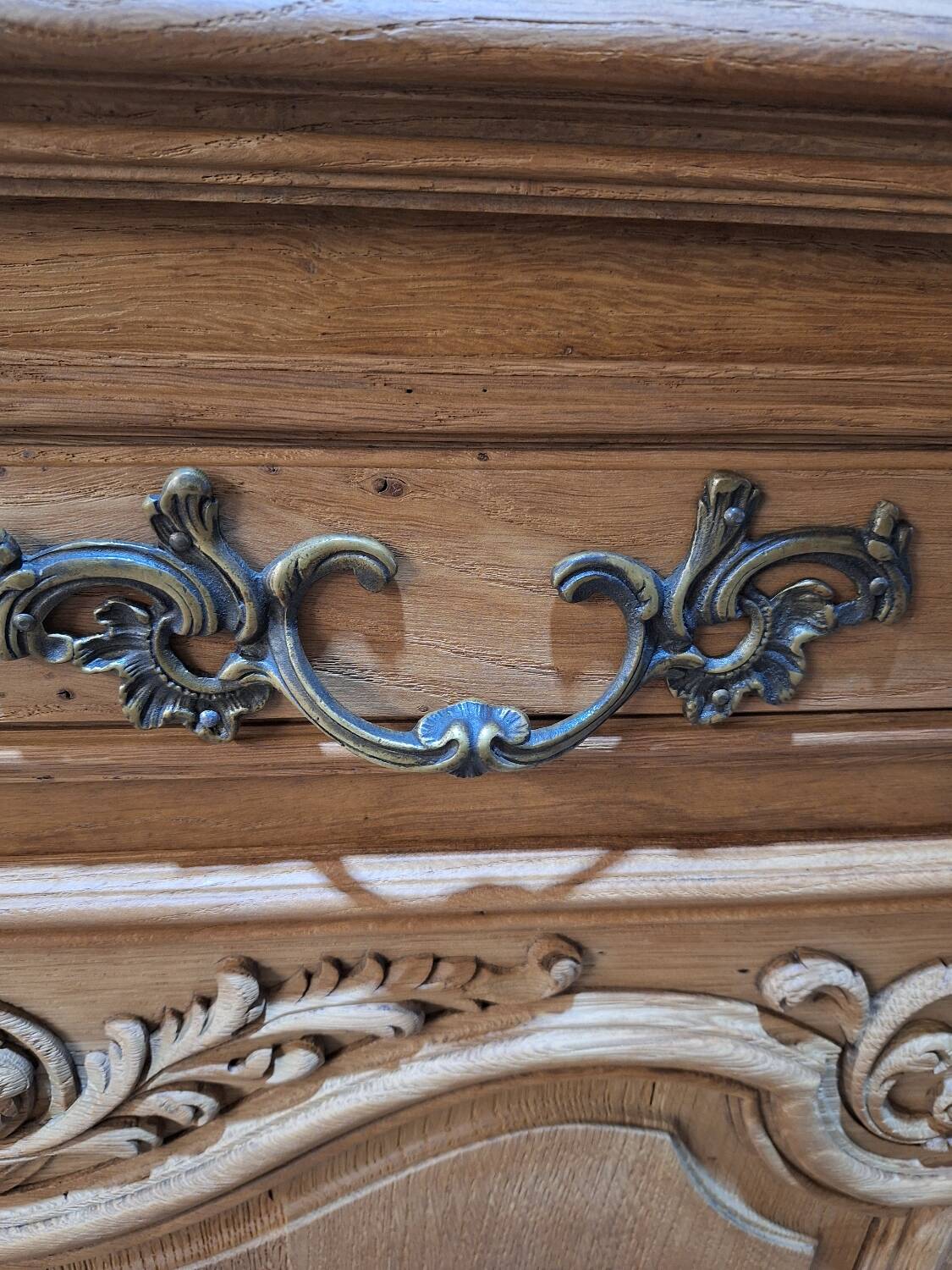 Louis XV style sideboard in solid oak