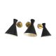 Suite de trois appliques Italiennes de design 1950