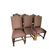 Set of 6 Louis XIII chairs
