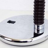 Chrome metal desk or side lamp