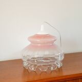 Suspension in opaline, Rose Tie & Dye, 1960