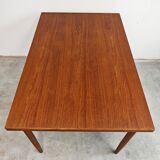 Extendable dining table in teak Mid Century Modern 1960s