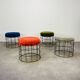 4 T1 stools by Verner Panton, 1960s design