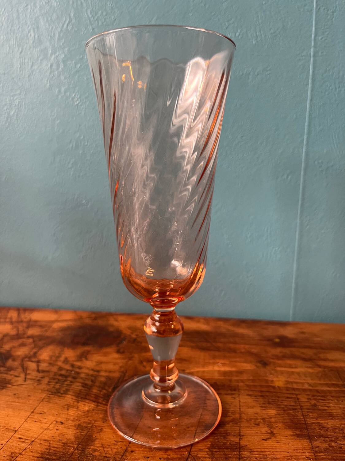 Luminarc Rosaline glass stemmed glass flute