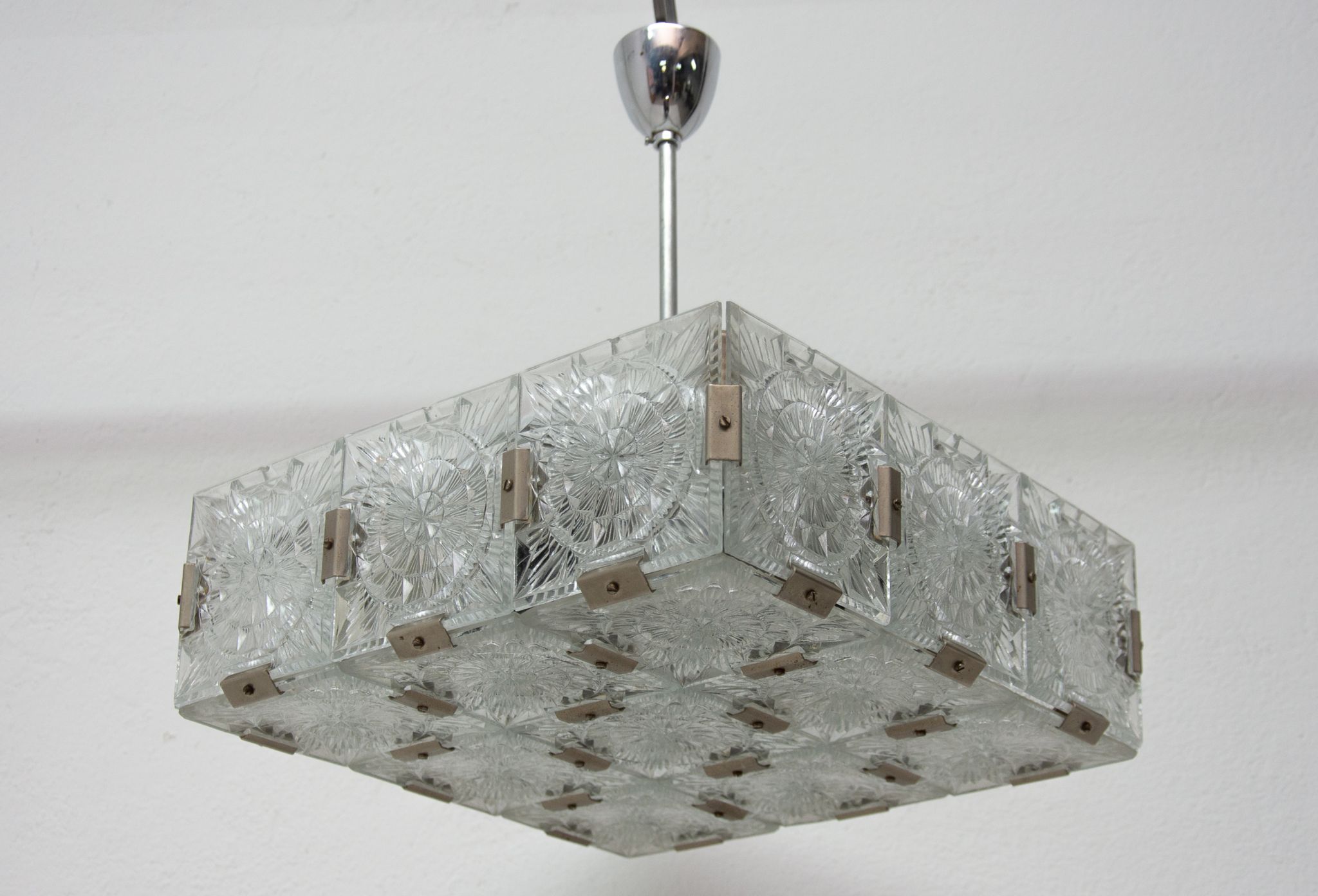 Hanging lamp by Kamenický Šenov, 1970