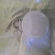 Vintage ball wall light in white opaline - Porcelain base - Diameter