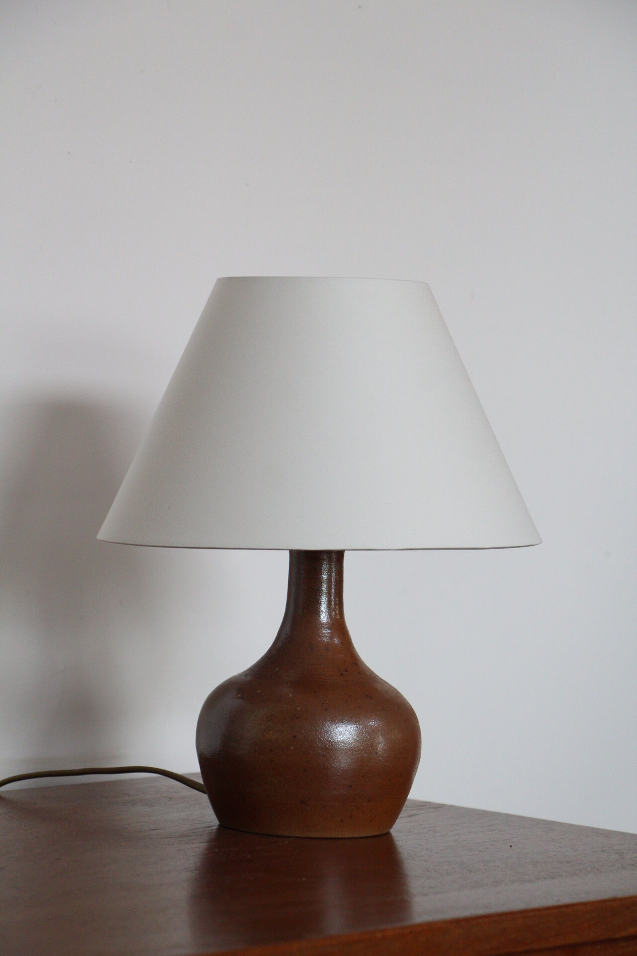 Lampe à poser grès pyrité La Borne 1980