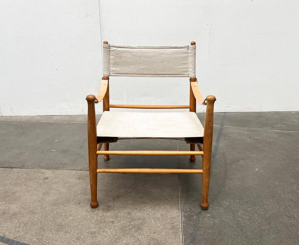 Mid-century modern Danish safari chair by Farstrup, 1960s.
