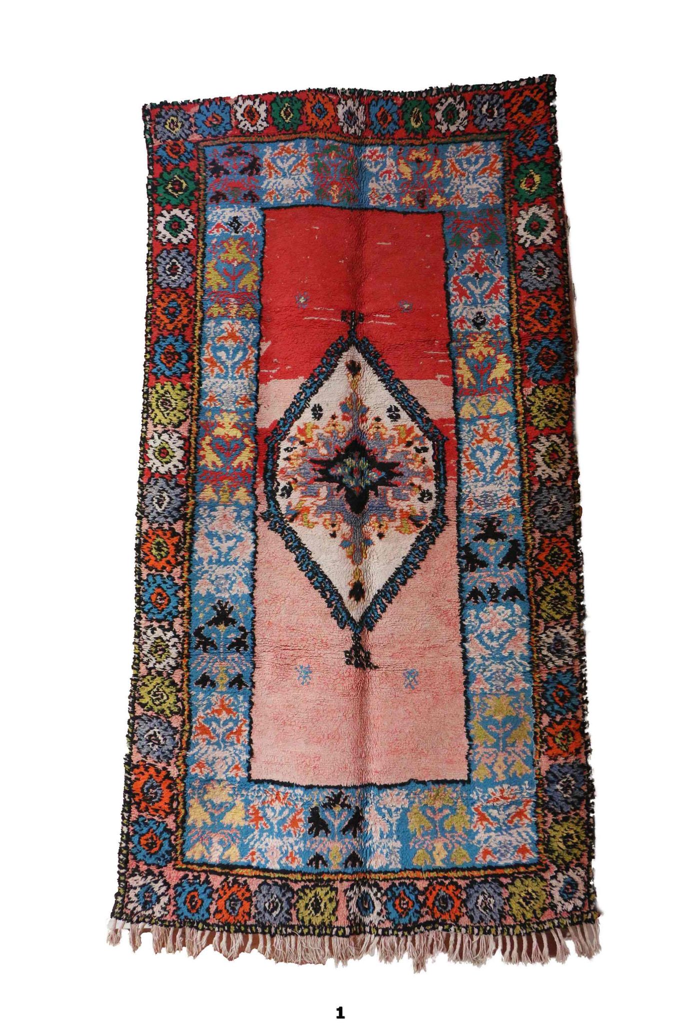 Tapis marocain coloré - 147 x 291 cm