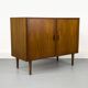 Buffet danois en teck par Børge Mogensen pour Søborg Møbelfabrik, années 1960.