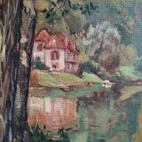 Oil on canvas by "M.Bélaÿ"