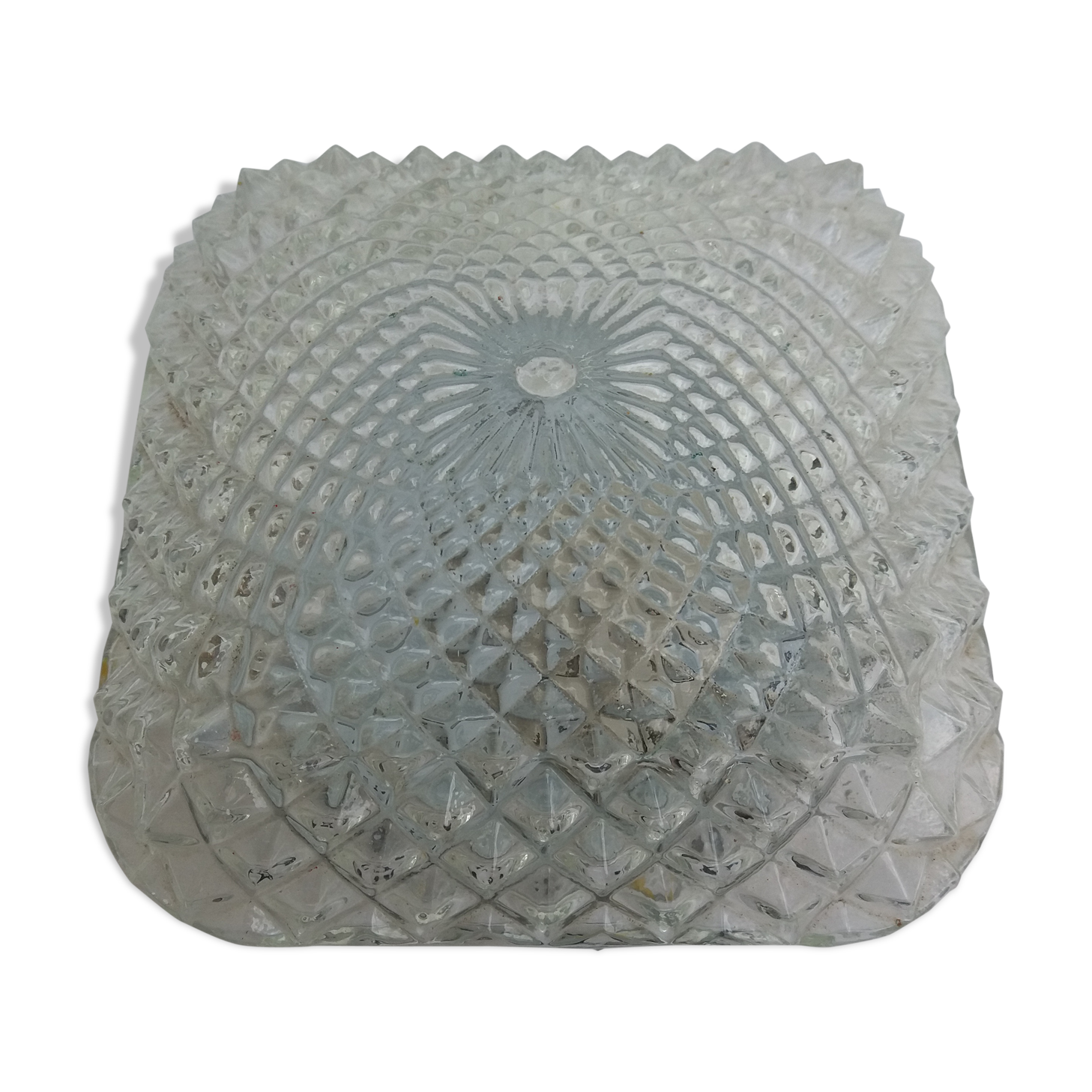 Ceiling glass square vintage