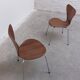 Pair of 'Series 7' chairs in rosewood by Arne Jacobsen for Fritz Hansen, 1955