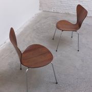 Pair of 'Series 7' chairs in rosewood by Arne Jacobsen for Fritz Hansen, 1955