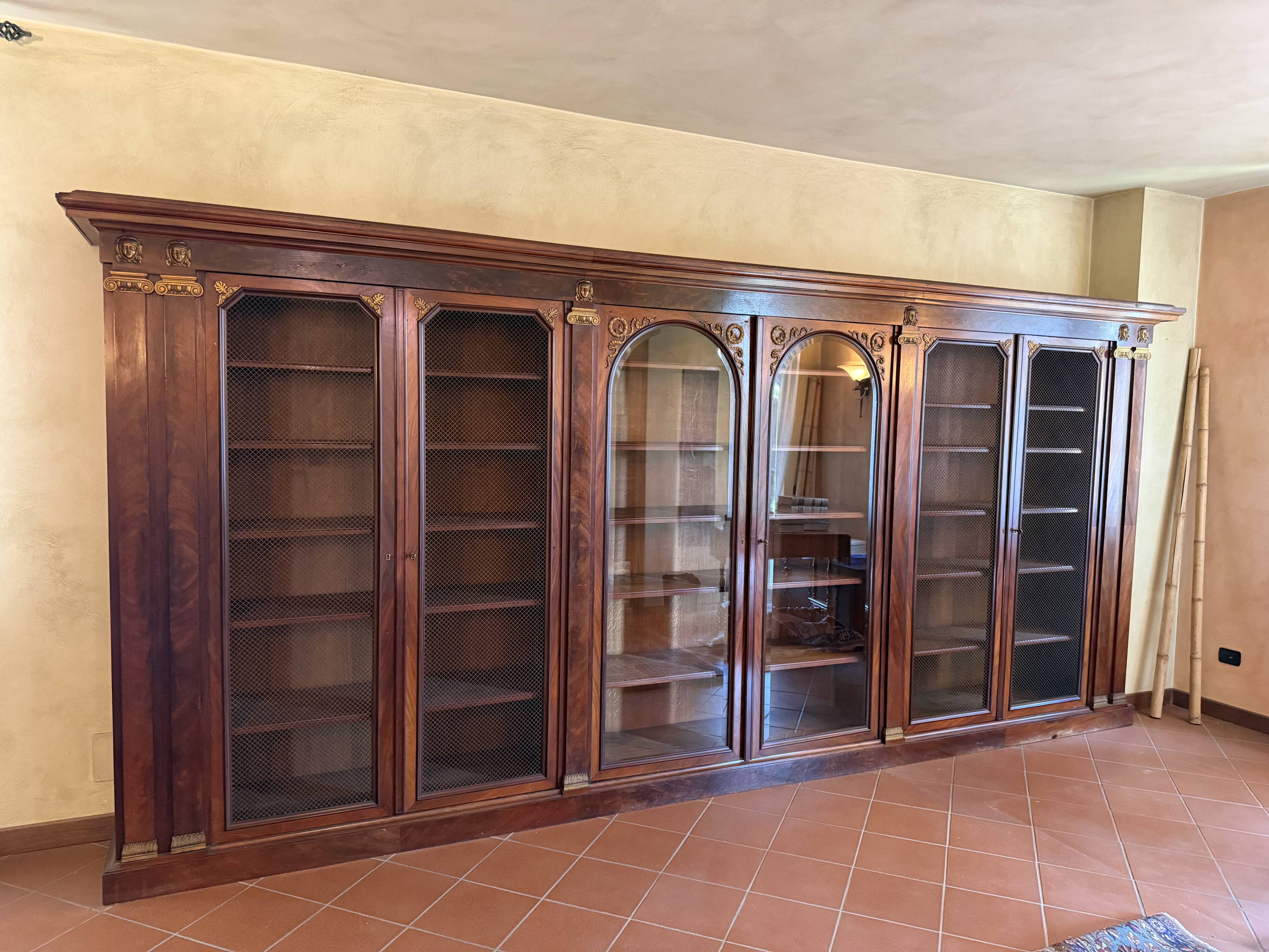 Important Library Cabinet in Italy