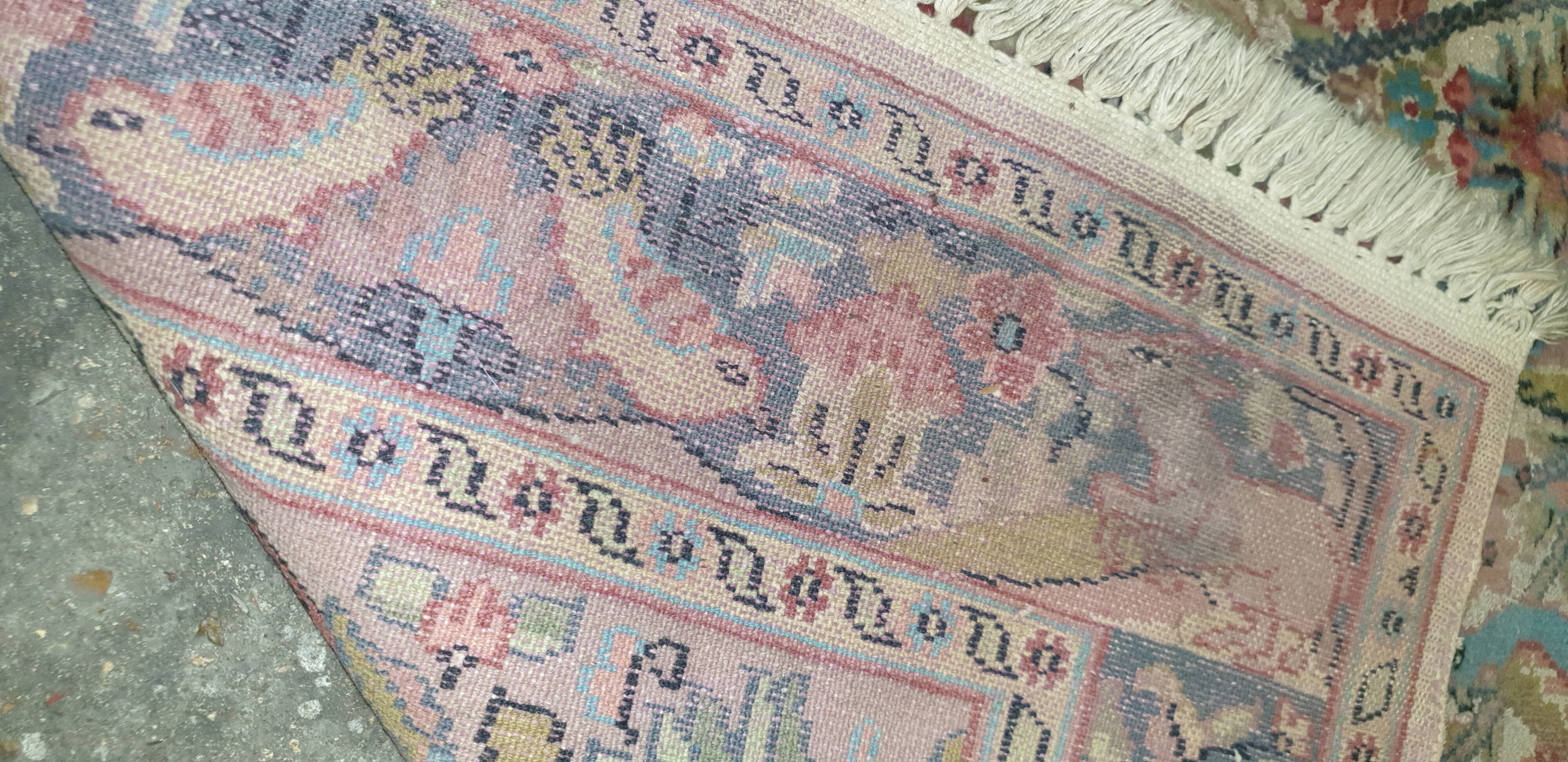 Oriental carpets silk wool