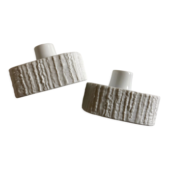 Pair of Scandinavian candle holders 1970 Thomas Rosenthal