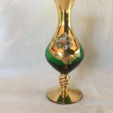 Murano 1960 golden vase with fine gold
