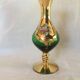 Murano 1960 golden vase with fine gold