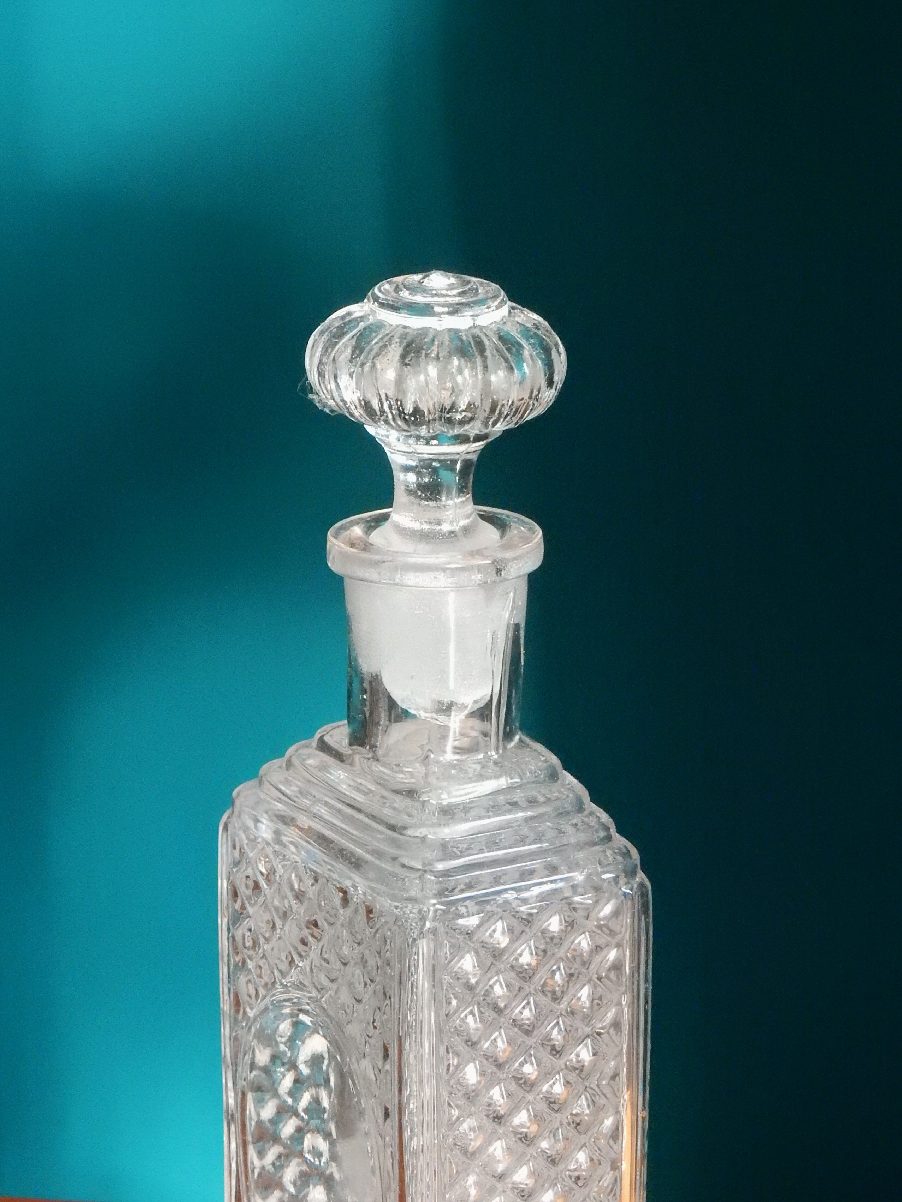 1960s vintage glass perfume bottle