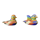 Cane & duck boxes colored golden