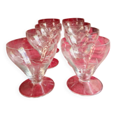 SET OF 8 ART DECO CHAMPAGNE OR DESSERT CUPS