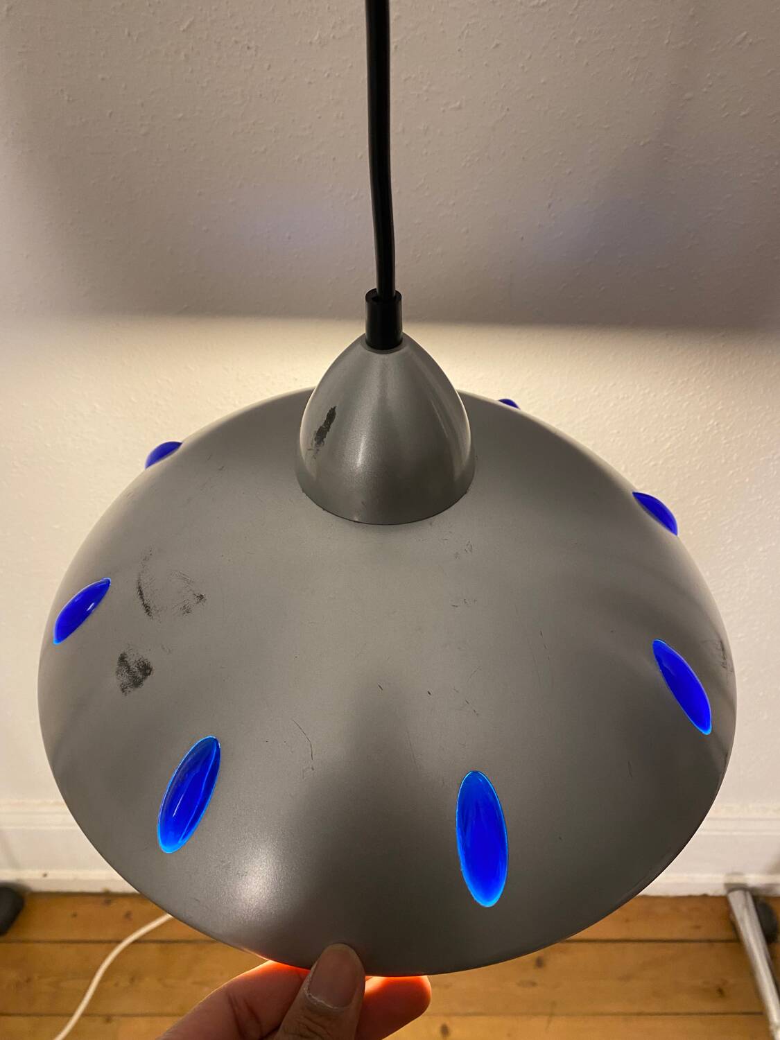 Space age ovni/ufo pendant light by Igor Paris vintage