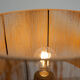 1970s dark glazed ceramic Danish lamp