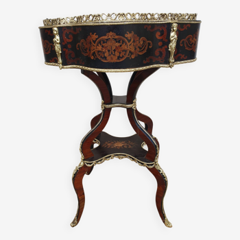 Napoleon III planter in marquetry, 1860 period