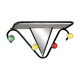 Portemanteau vintage avec miroir