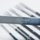 12 fourchettes à fondue Le Creuset années 1970