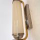 Bauhaus Chrome and glass Wall Lamp, 1930s - Czechoslovakia