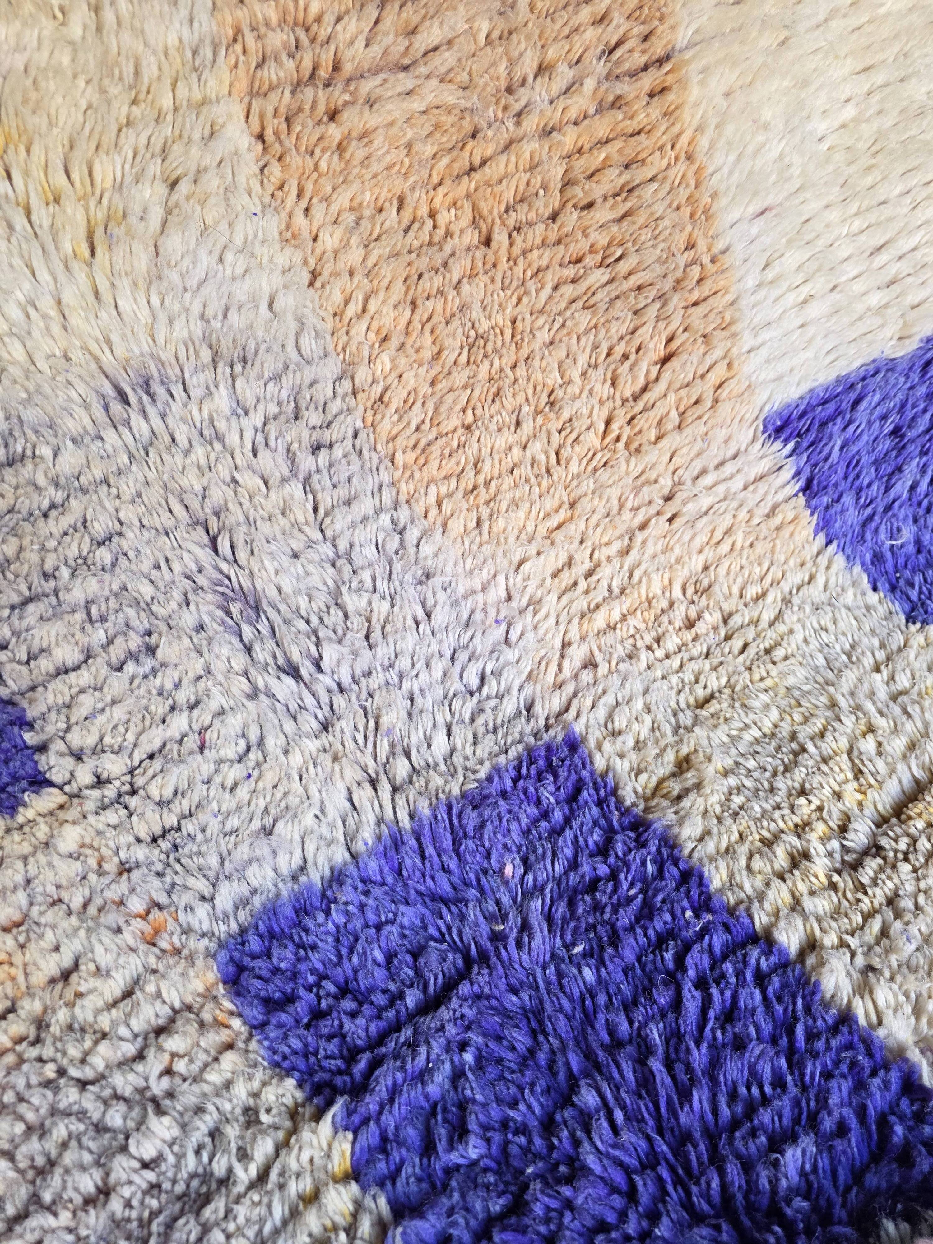 Berber carpet Boujaad from Morocco Abstract Design 255 x 155 cm