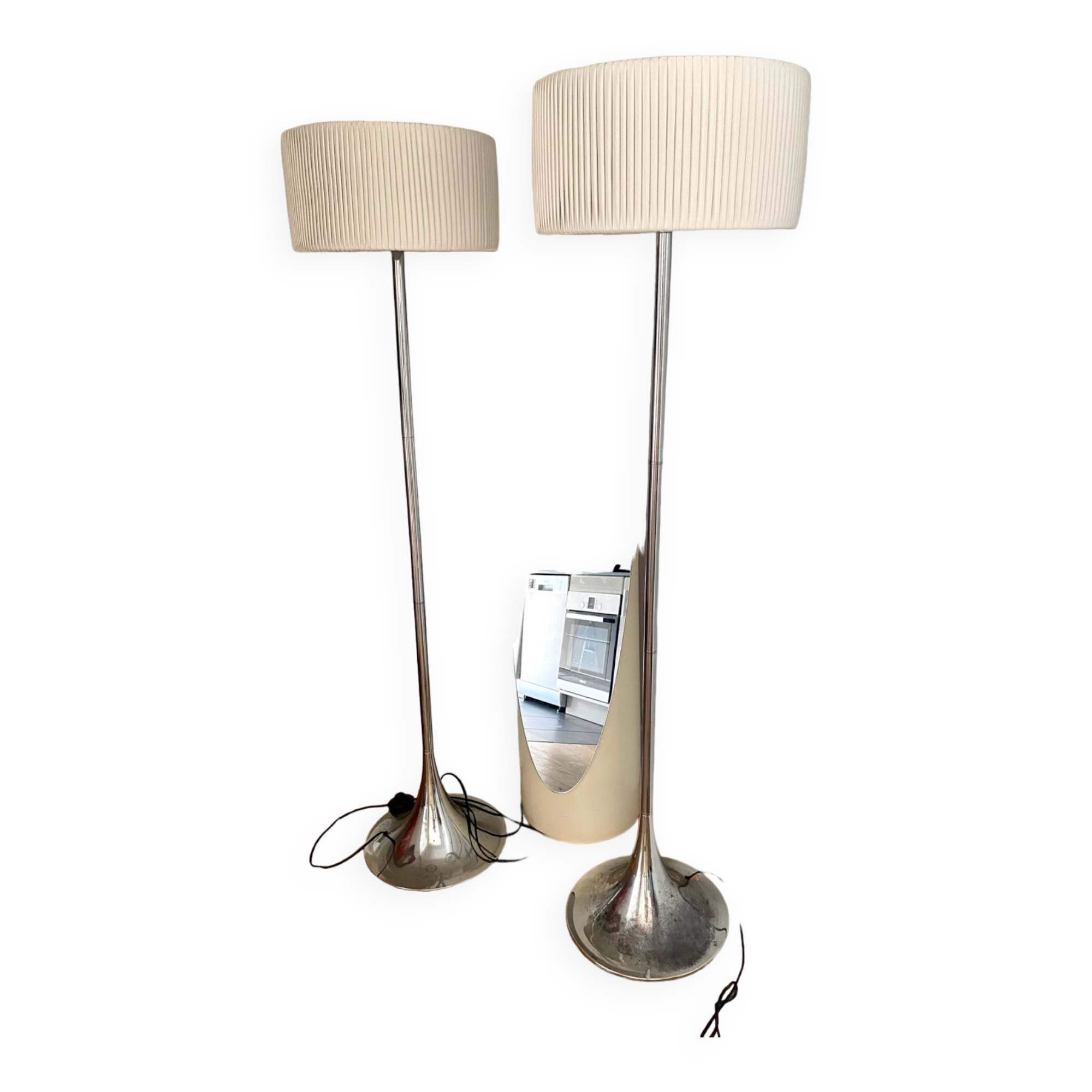 Kare floor lamps design plisse old vintage lighting design lamp