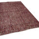 Hand-knotted vintage turkish red carpet 165 cm
