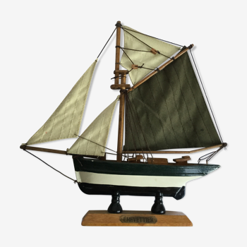 Maquette bateau crevettier