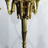 Louis xvi bronze chandelier 6 lights