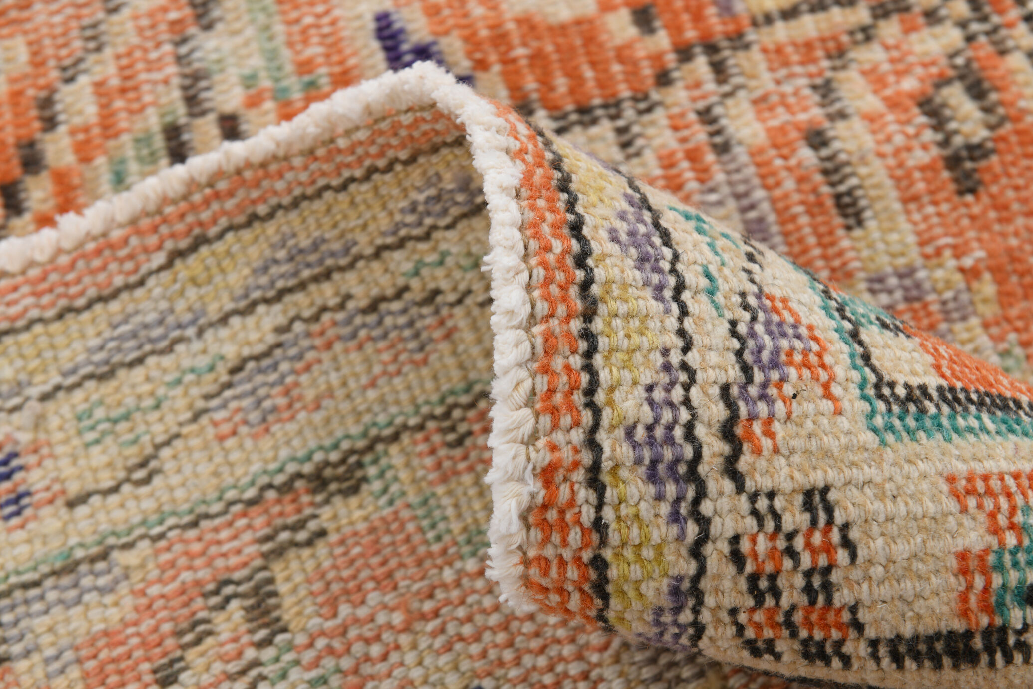 Vintage runner rug, 74x314cm